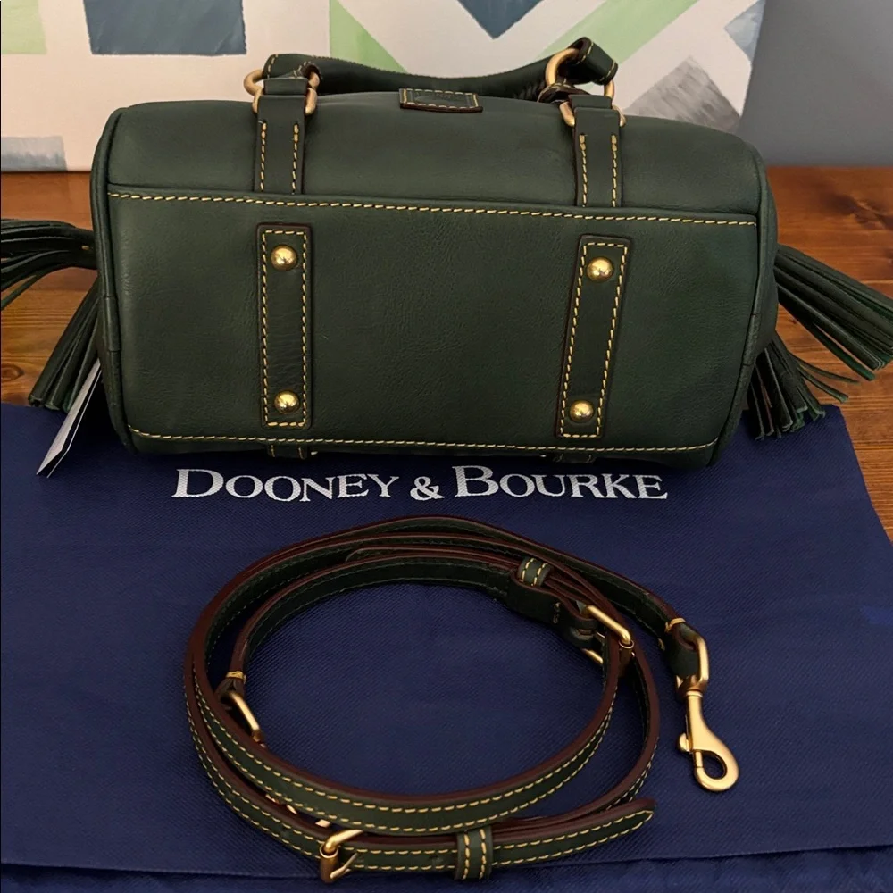NWT Dooney & Bourke Florentine Micro Satchel in Ivy - Picture 7 of 8